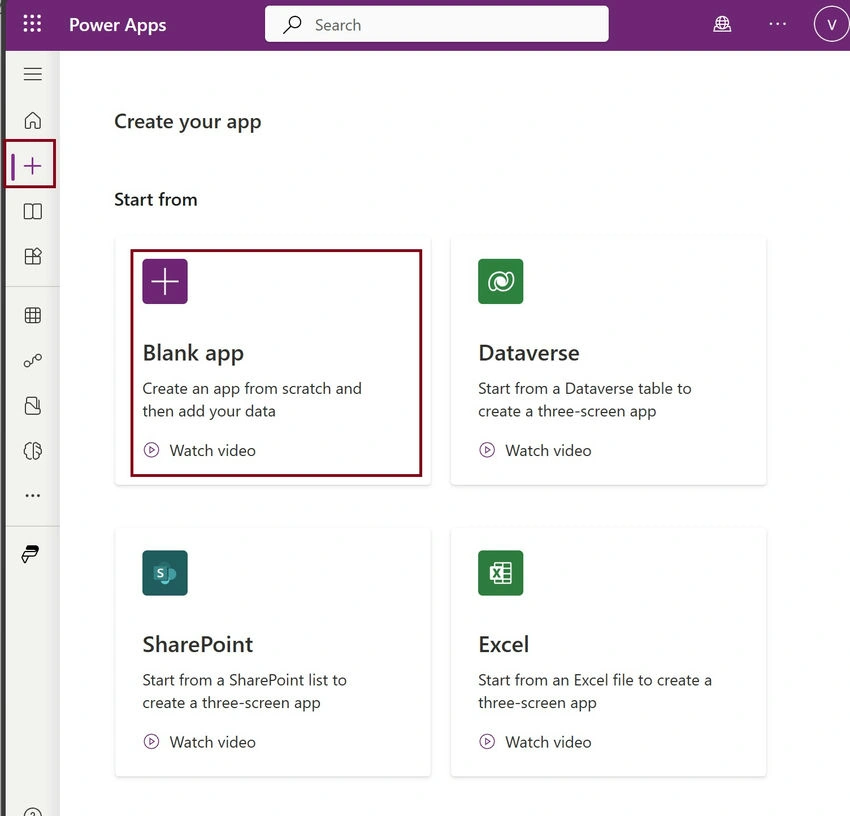  Canvas app