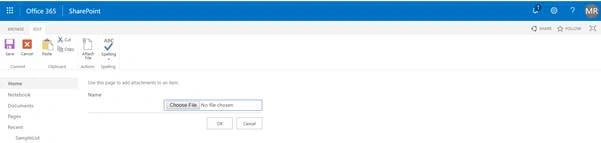 Attach Multiple Files To SharePoint List Item With Default Attachment Of New Form