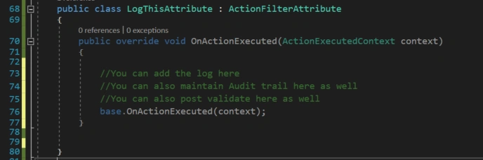 Audit Trail Interceptor