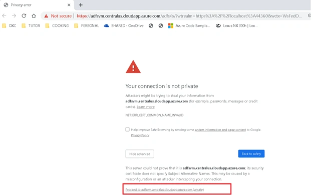 Authenticate From ASP.NET Application To On-Premise AD