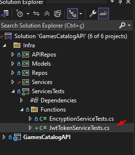 Generate a test class