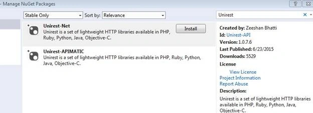 NuGet 