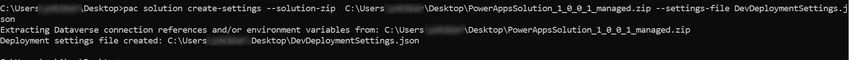 Sample run output