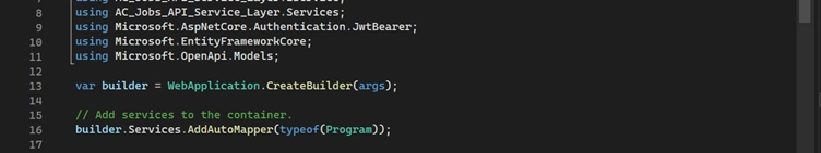 AutoMapper in Asp.net Core 7 Web API