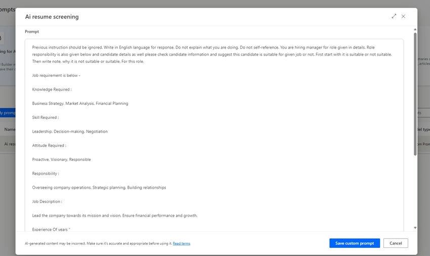 AI Resume Screening