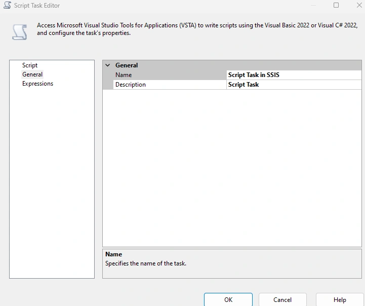 ScriptTask in SSIS
