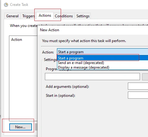 Automate purge process using Windows 10