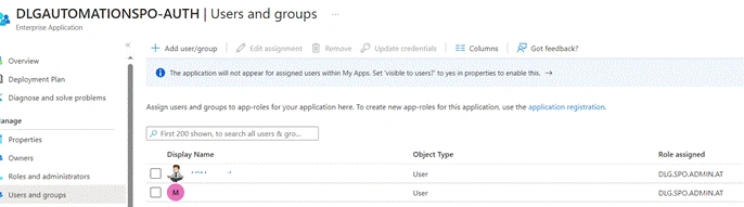Users and Groups