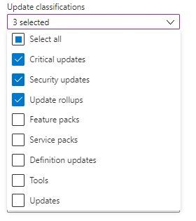 Automate Windows Update using Azure Automation Accounts