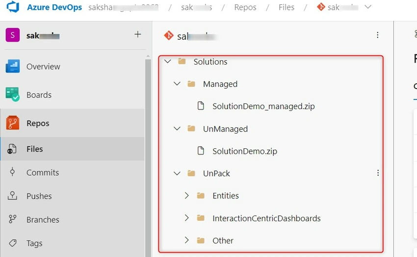 Folder structure