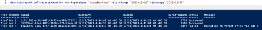 Specific Range output