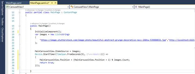 Automatic Image Slider In Xamarin.Forms