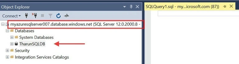 Object Explorer