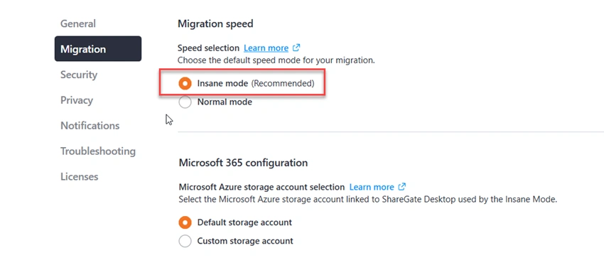 Automating SharePoint online migration using Sharegate