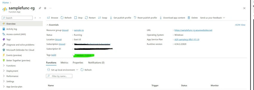 Azure portal