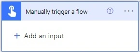 Manual triggered