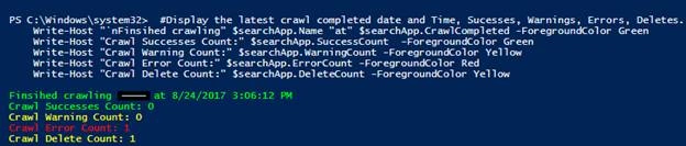 SharePoint Search Crawl