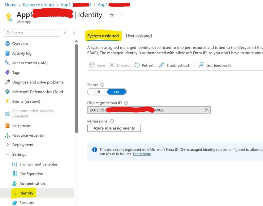 System Identity