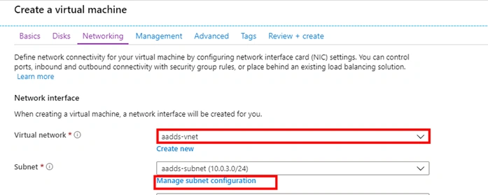 Azure Active Directory Domain Services Managed To The Azure Windows Server Virtual Machine