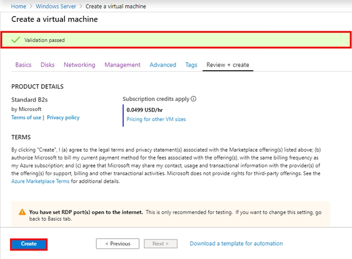 Azure Active Directory Domain Services Managed To The Azure Windows Server Virtual Machine