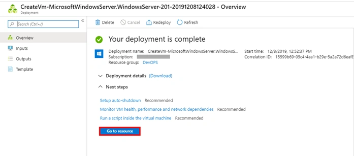 Azure Active Directory Domain Services Managed To The Azure Windows Server Virtual Machine