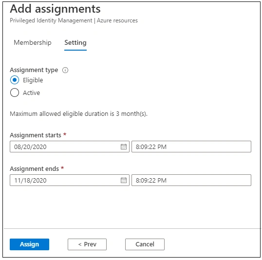 Azure AD Privileged Identity Management