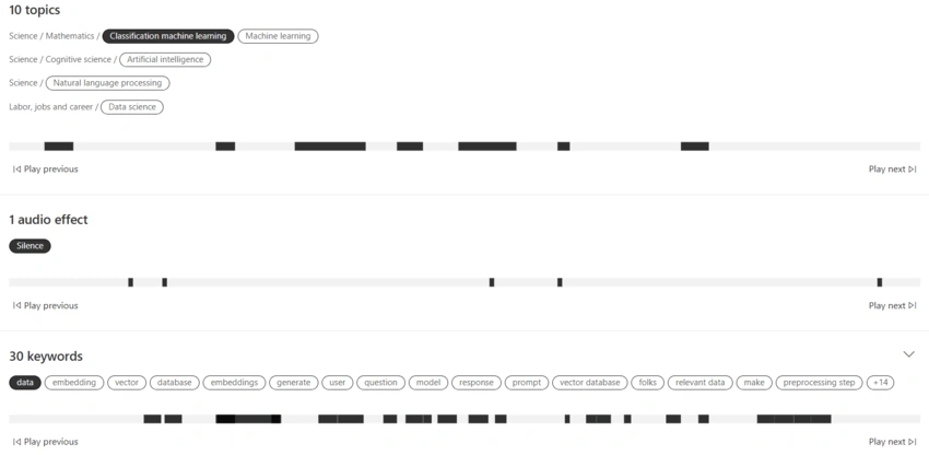 Video Insights