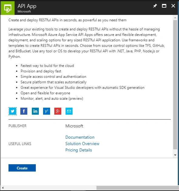 Azure API App