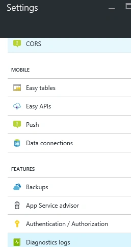 Diagnostic Logs