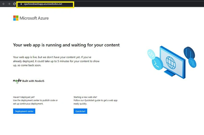 Azure App Service - Creating Node.js Web App