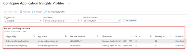 Azure App Service – Profile a .Net Core Application hosted in Azure App Service – Linux