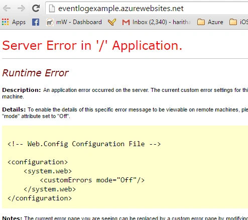 error