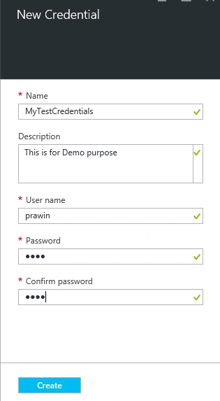 Add a credential