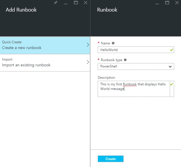 Add a runbook