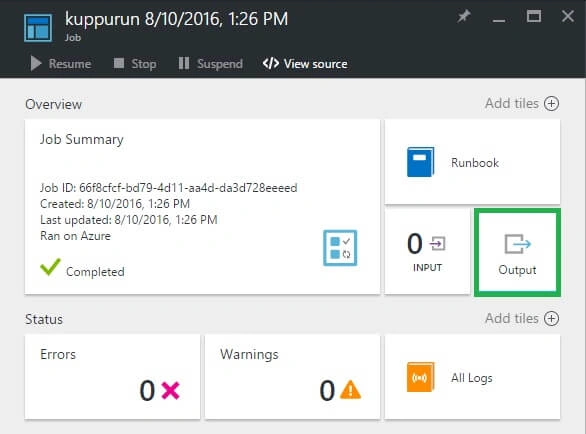 Output