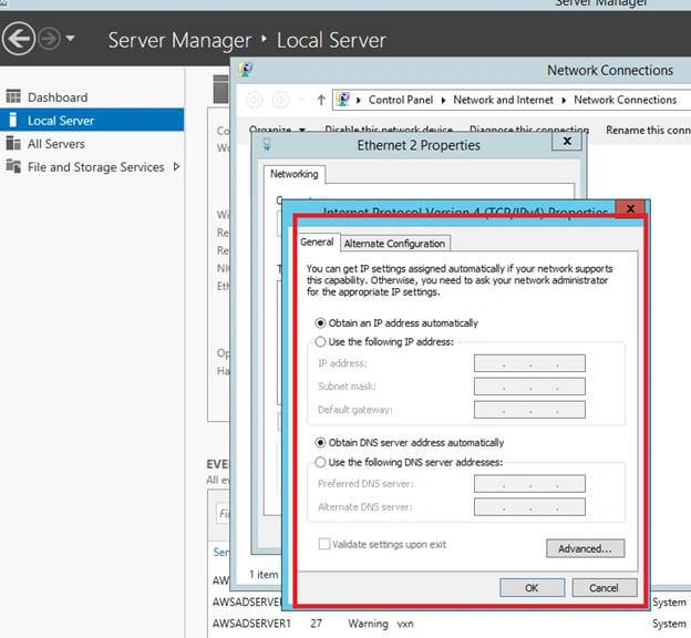 Azure AWS AD Users Sync Up - Installation And Configuration AD In Windows Server