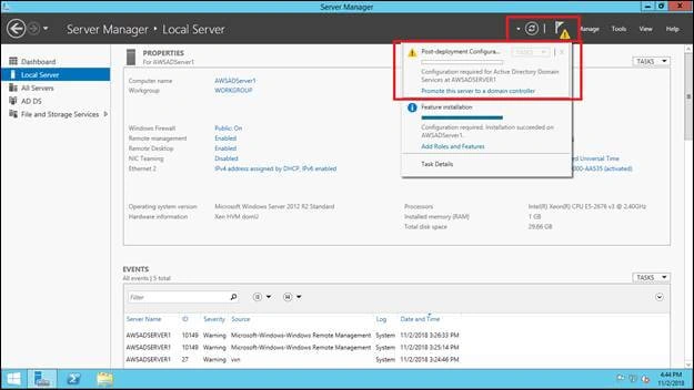 Azure AWS AD Users Sync Up - Installation And Configuration AD In Windows Server