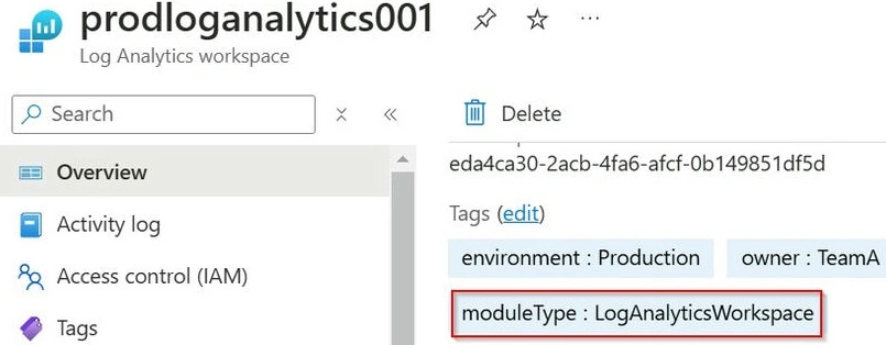 Log Analytics Workspace