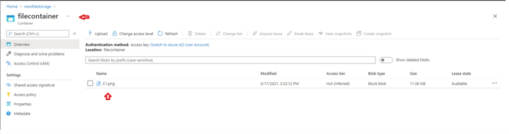 Azure Blob Storage - Upload/Download/Delete File(s) Using .NET 5