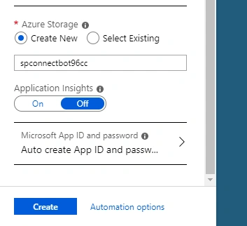 Azure Bot Using NodeJS Form Flow Template