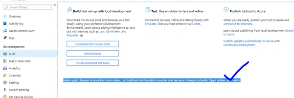 Azure Bot Using NodeJS Form Flow Template