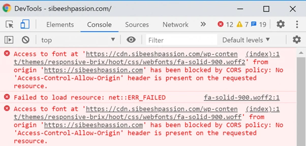 Azure CDN With Azure Web App - Access To Font At CDN Has Been Blocked By CORS Policy