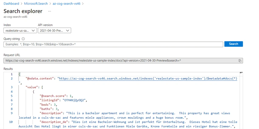 Azure Cognitive Search Basics