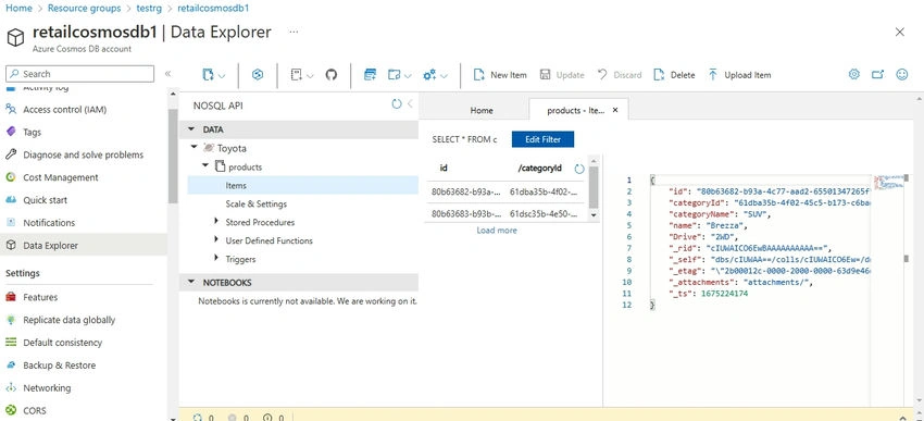 Data explorer