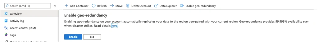 Azure Cosmos DB - SQL API Geo Replication Using EF Core