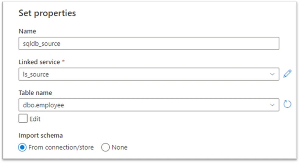 Create Azure Data factory