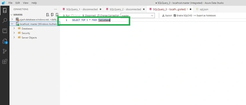 Creating Custom SQL Code Snippets