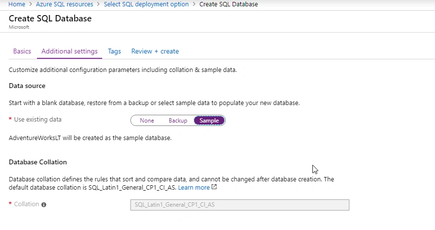 Azure SQL Database In PaaS Model
