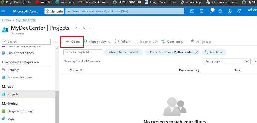 Azure Devcenter