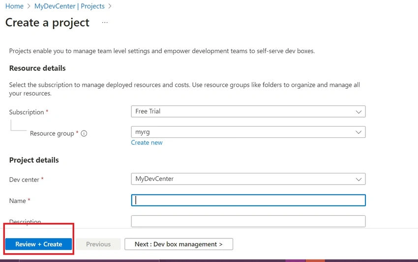 Azure Devcenter